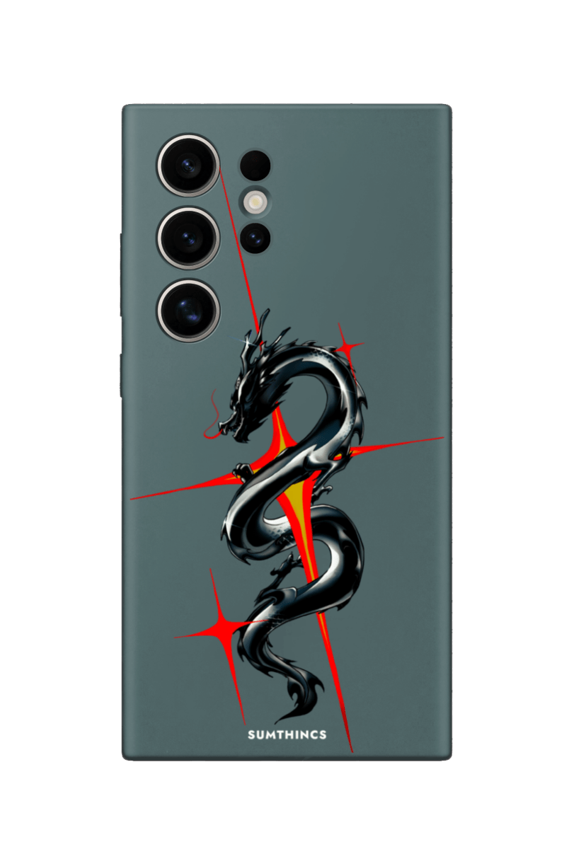 Samsung S22 Ultra Dragonflare Premium Telefon Kılıfı Kaktüs Yeşili - SUMTHINCS