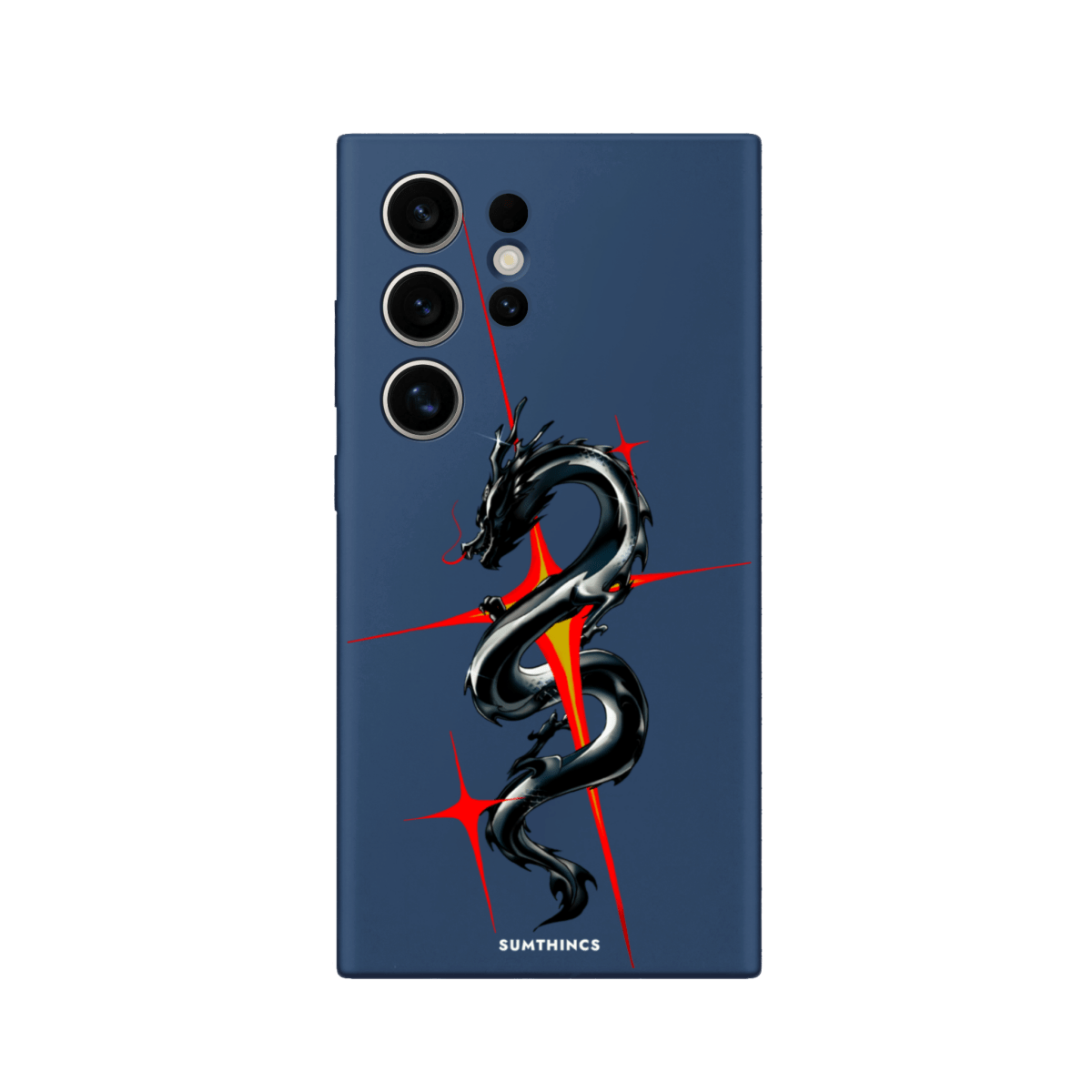 Samsung S22 Ultra Dragonflare Premium Telefon Kılıfı Pasifik Mavi - SUMTHINCS