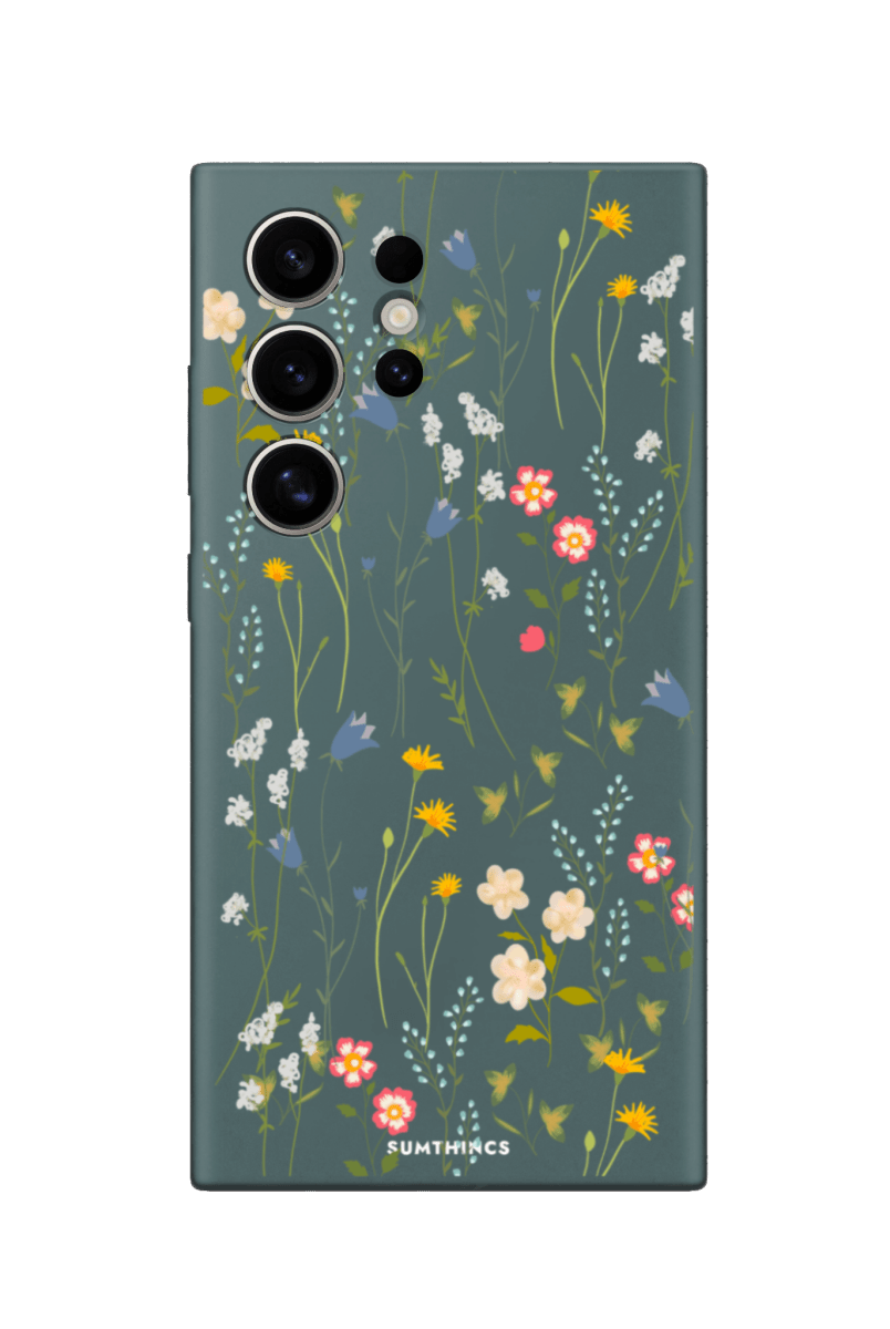 Samsung S22 Ultra Eternal Garden Premium Telefon Kılıfı Kaktüs Yeşili - SUMTHINCS