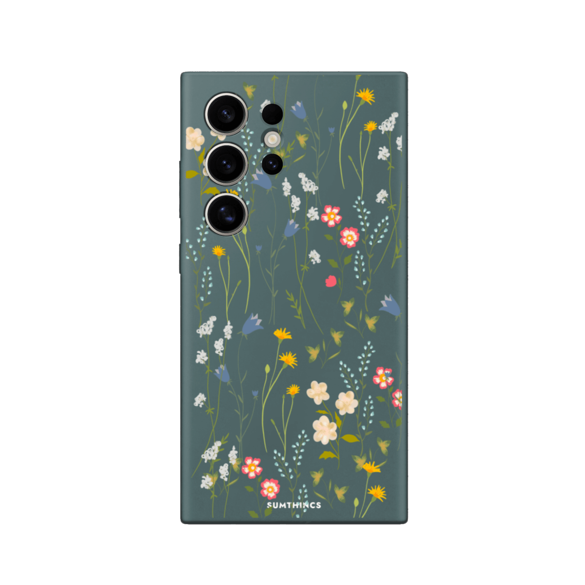 Samsung S22 Ultra Eternal Garden Premium Telefon Kılıfı Kaktüs Yeşili - SUMTHINCS
