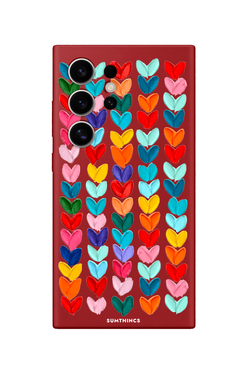 Samsung S22 Ultra Lovestorm Premium Telefon Kılıfı Kırmızı - SUMTHINCS