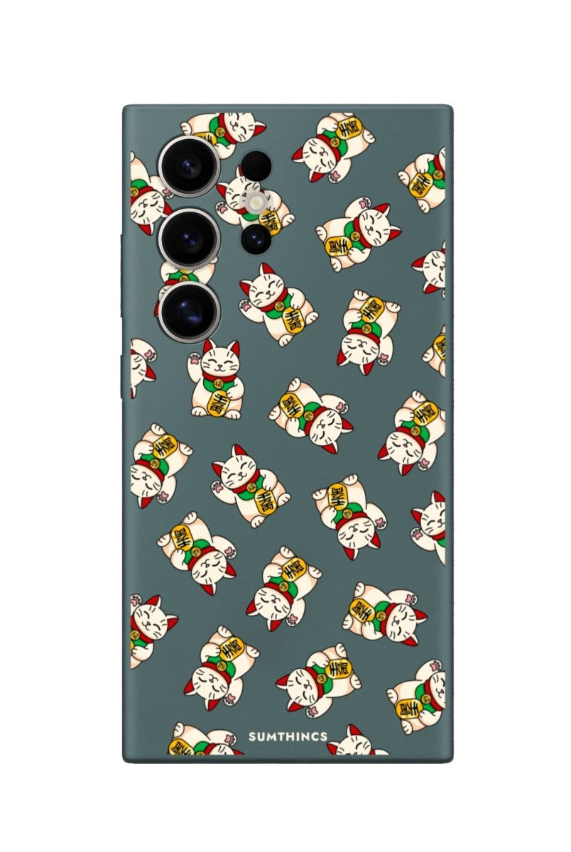 Samsung S22 Ultra Maneki Neko Premium Telefon Kılıfı - SUMTHINCS