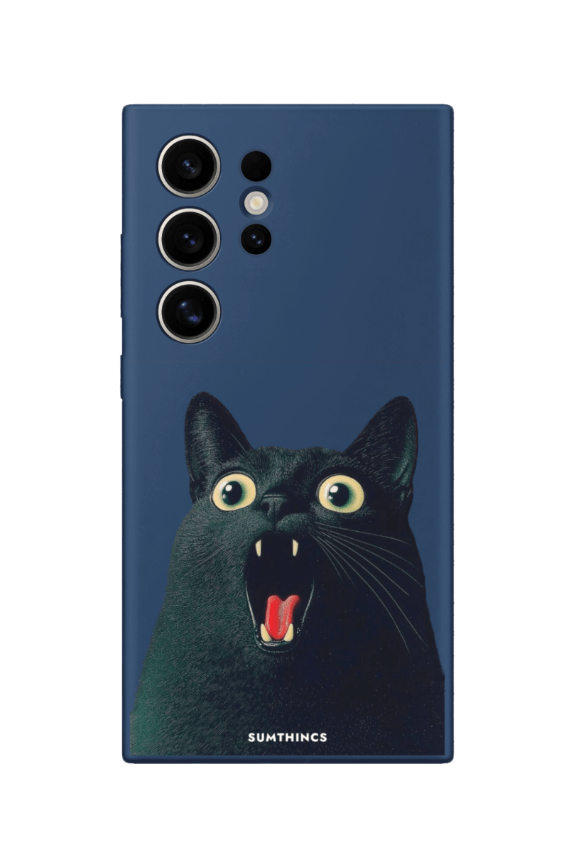 Samsung S22 Ultra Meoww Premium Telefon Kılıfı Pasifik Mavi - SUMTHINCS