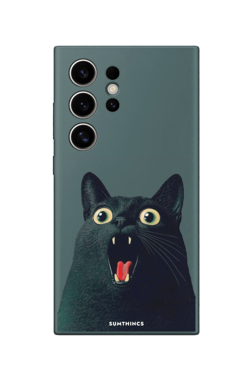Samsung S22 Ultra Meoww Premium Telefon Kılıfı Kaktüs Yeşili - SUMTHINCS