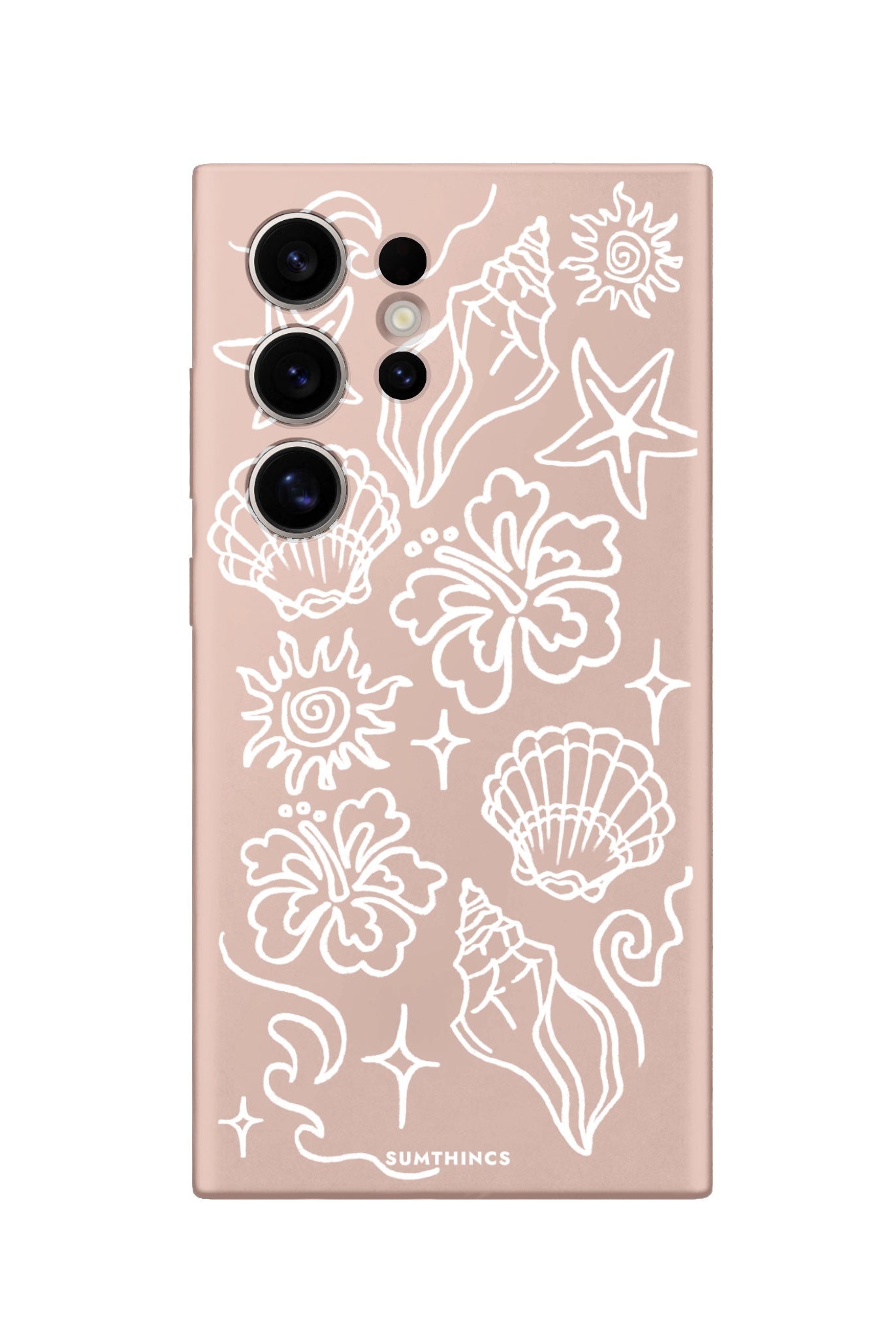 Samsung S22 Ultra Summer Sketch Premium Telefon Kılıfı - SUMTHINCS