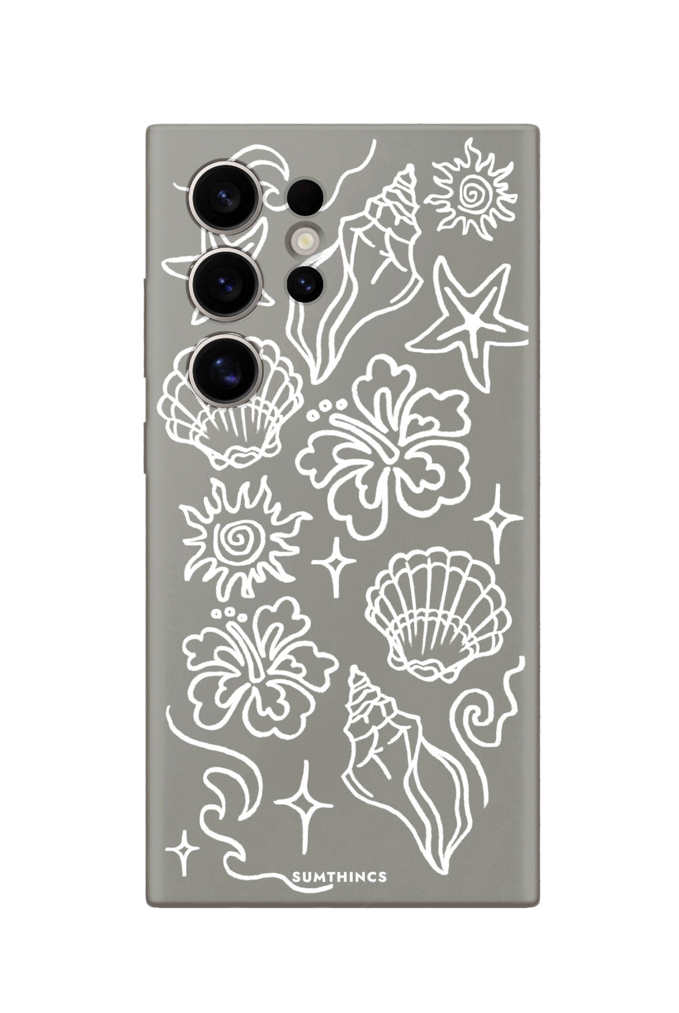 Samsung S22 Ultra Summer Sketch Premium Telefon Kılıfı - SUMTHINCS