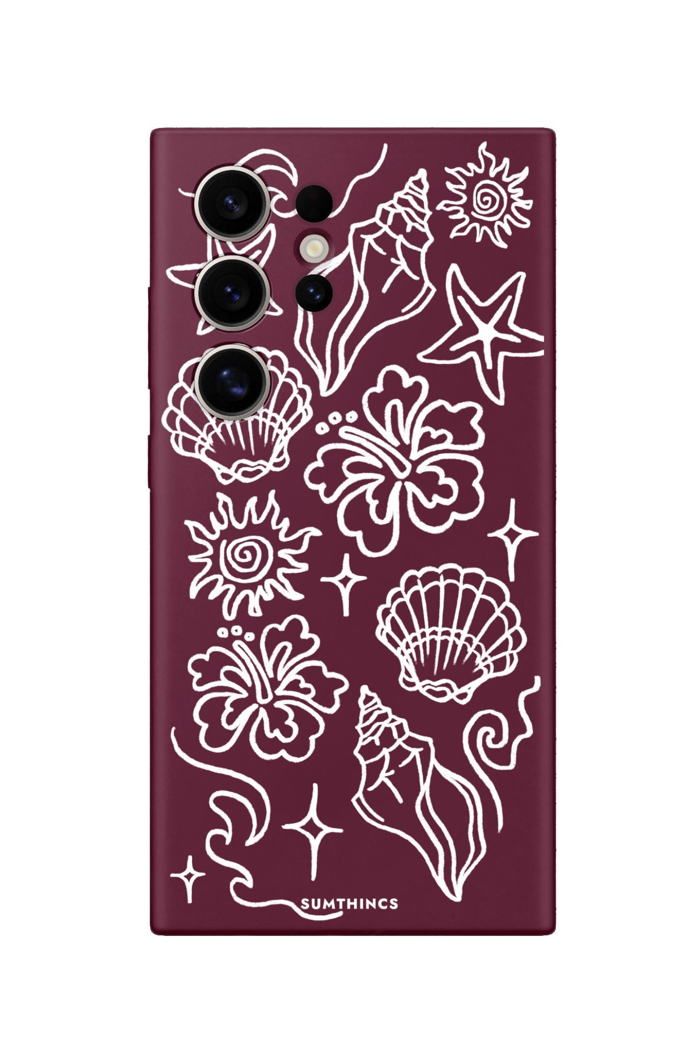 Samsung S22 Ultra Summer Sketch Premium Telefon Kılıfı - SUMTHINCS