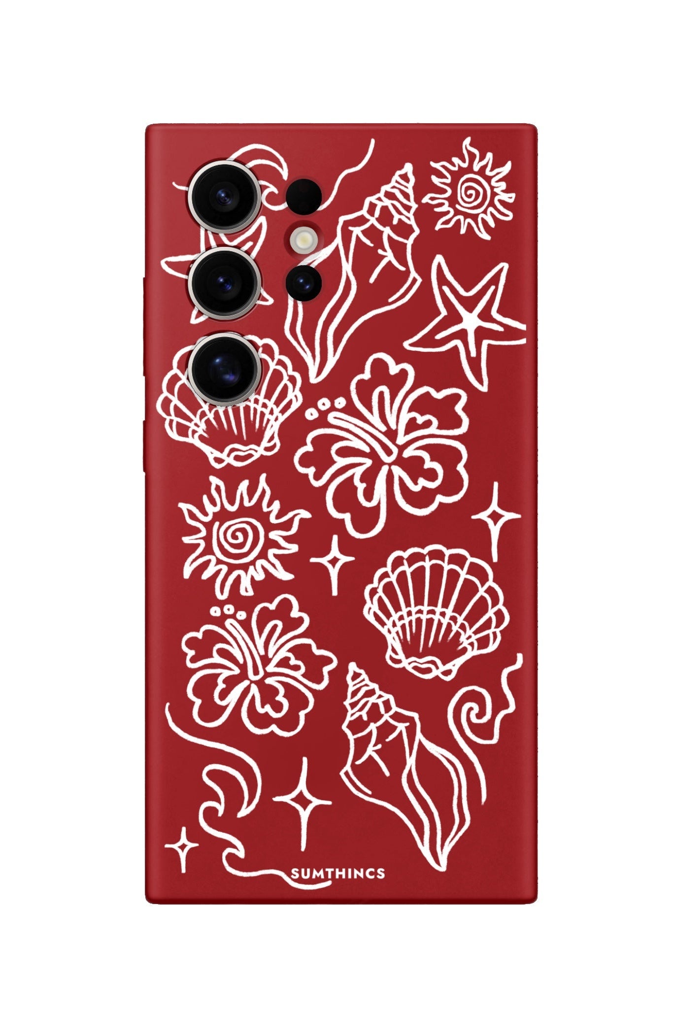Samsung S22 Ultra Summer Sketch Premium Telefon Kılıfı - SUMTHINCS