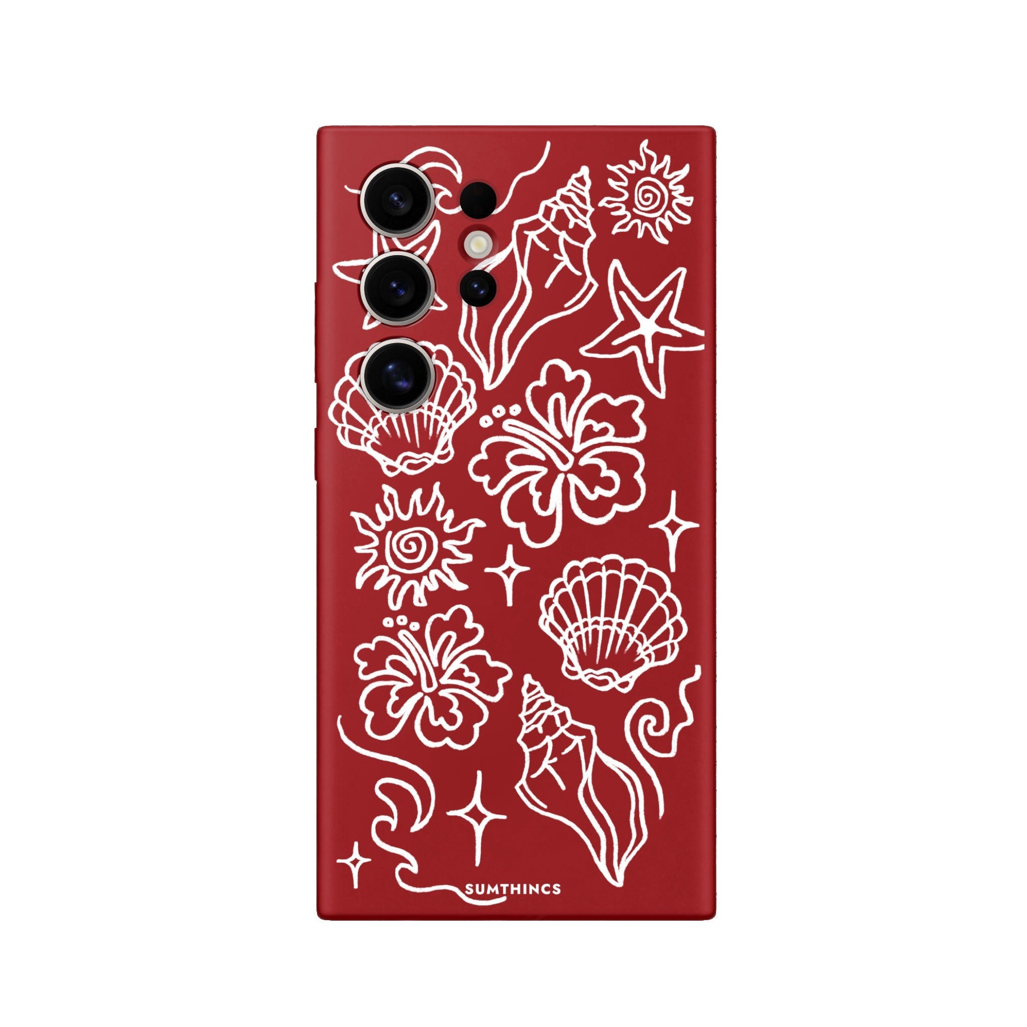 Samsung S22 Ultra Summer Sketch Premium Telefon Kılıfı - SUMTHINCS