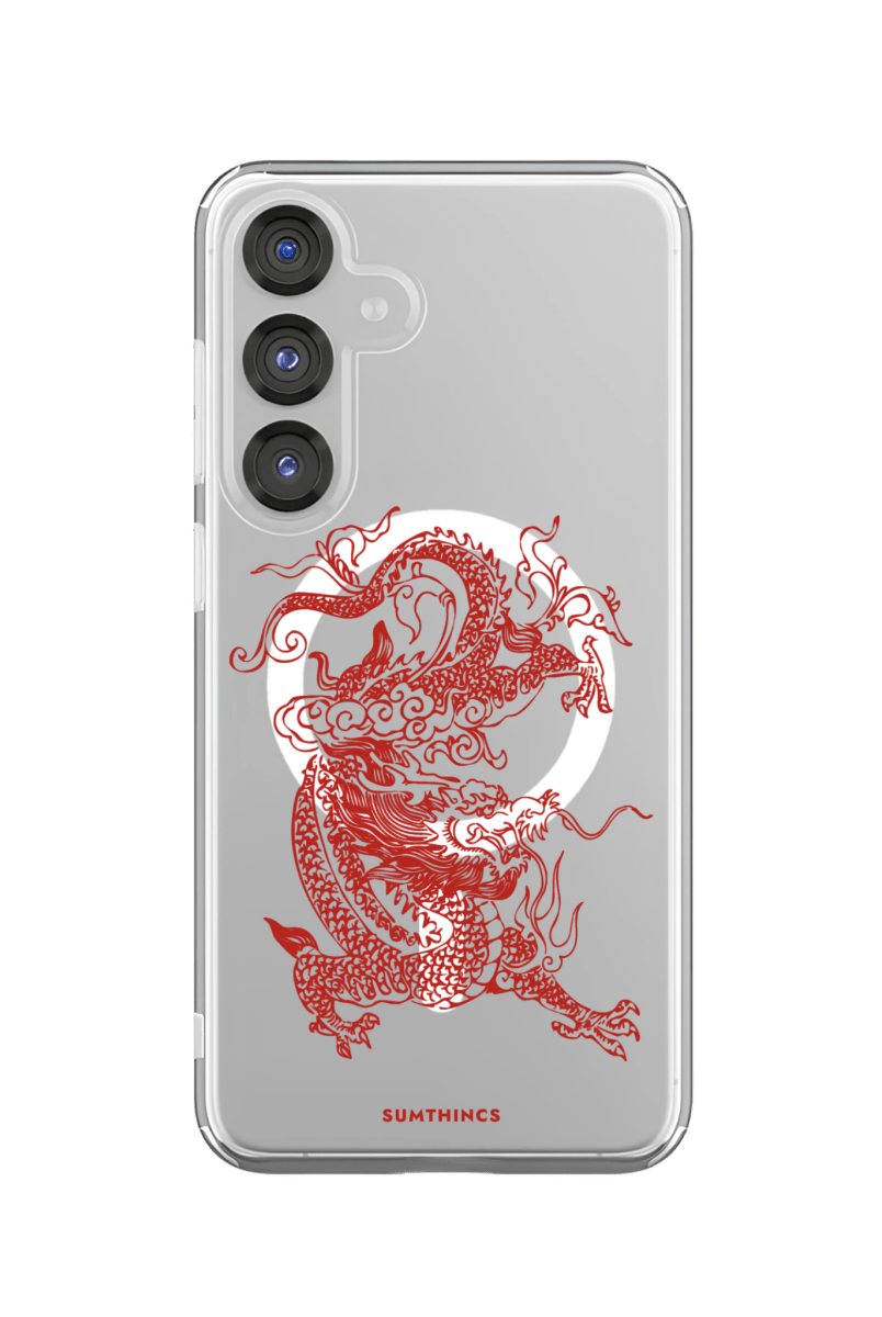 Samsung S23 Dragon Clear Magsafe Telefon Kılıfı - SUMTHINCS