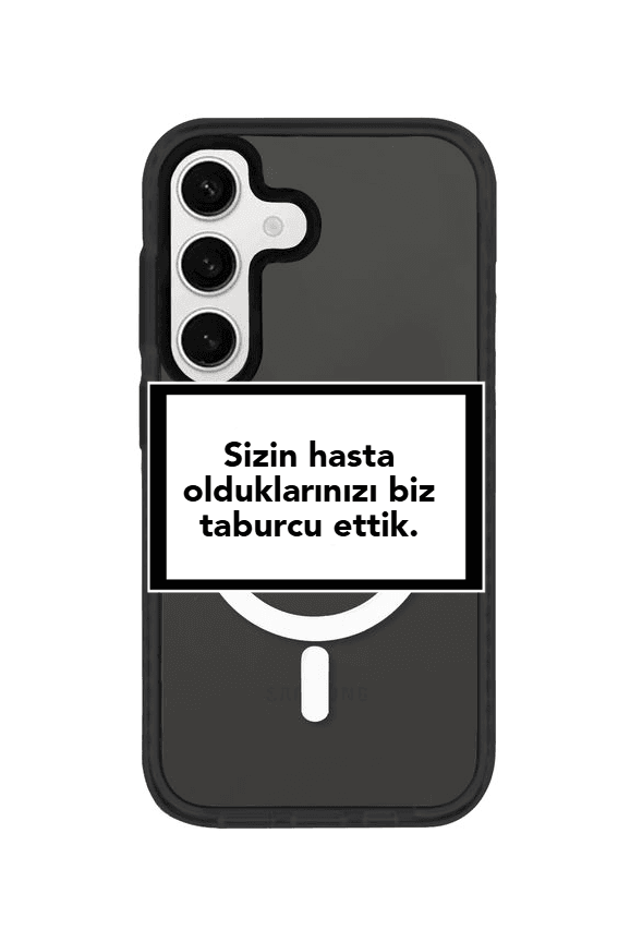 Samsung S23 FE Custom Quote Kişiye Özel Magsafe Procase Şeffaf Telefon Kılıfı - SUMTHINCS