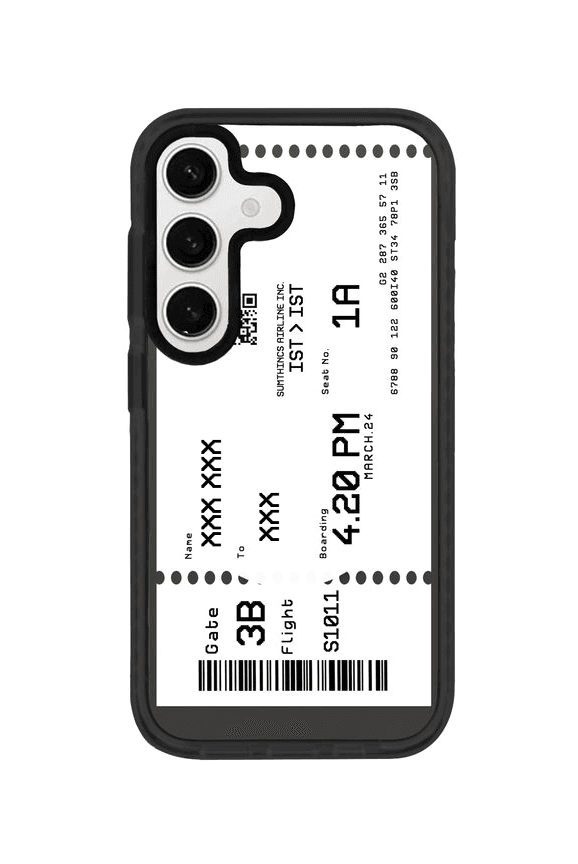 Samsung S23 FE Custom Ticket Kişiye Özel Magsafe Procase Telefon Kılıfı - SUMTHINCS