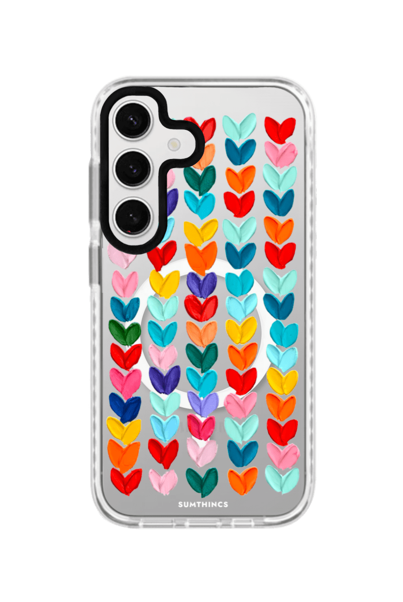 Samsung S23 FE Lovestorm Magsafe Procase Şeffaf Telefon Kılıfı Beyaz Şeffaf - SUMTHINCS