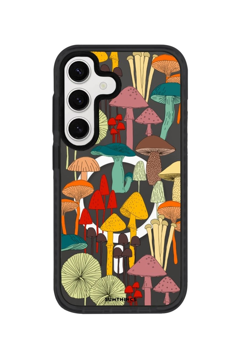 Samsung S23 FE Mushrooms Magsafe Procase Şeffaf Telefon Kılıfı - SUMTHINCS