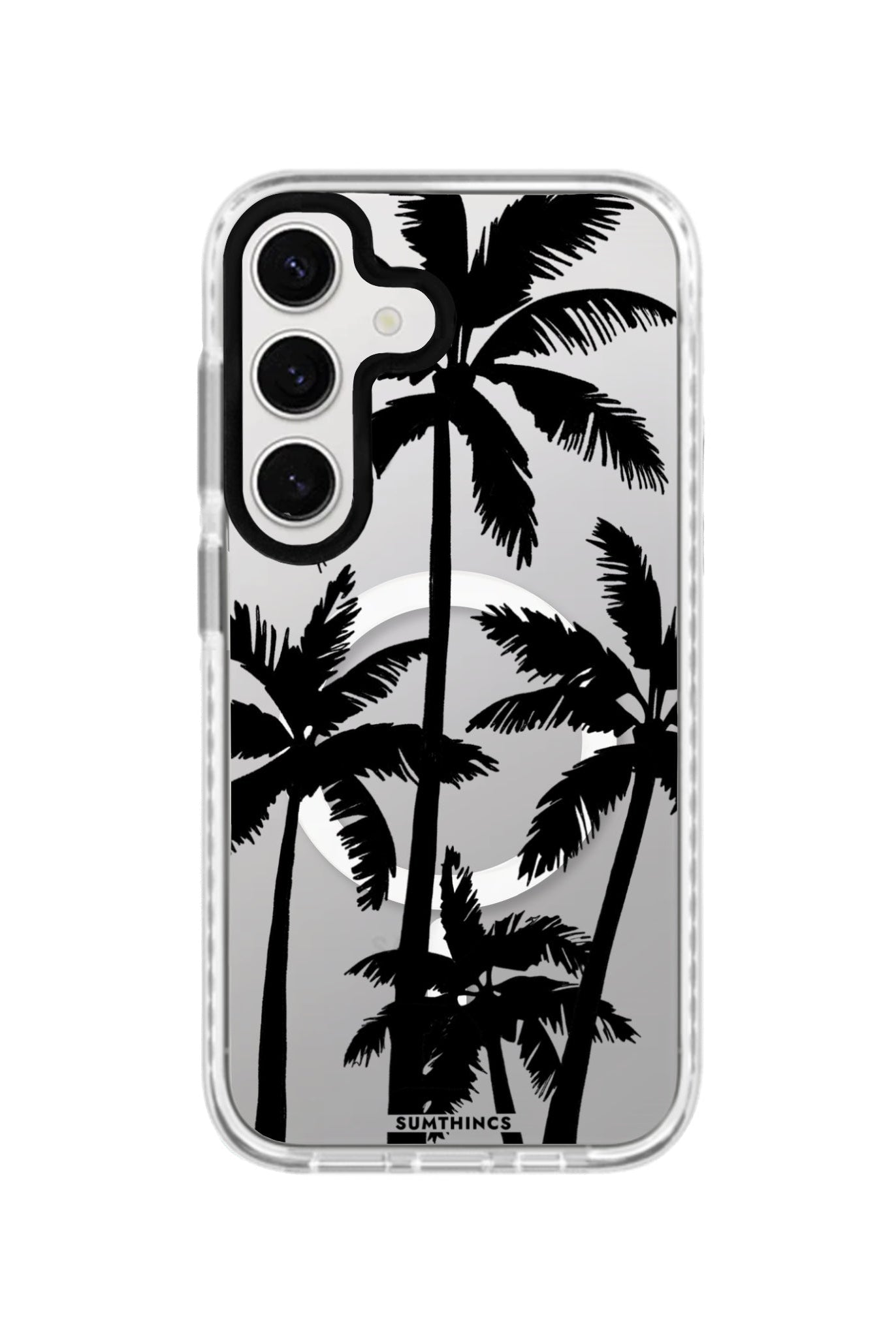 Samsung S23 FE Palm Trees Magsafe Procase Şeffaf Telefon Kılıfı - SUMTHINCS