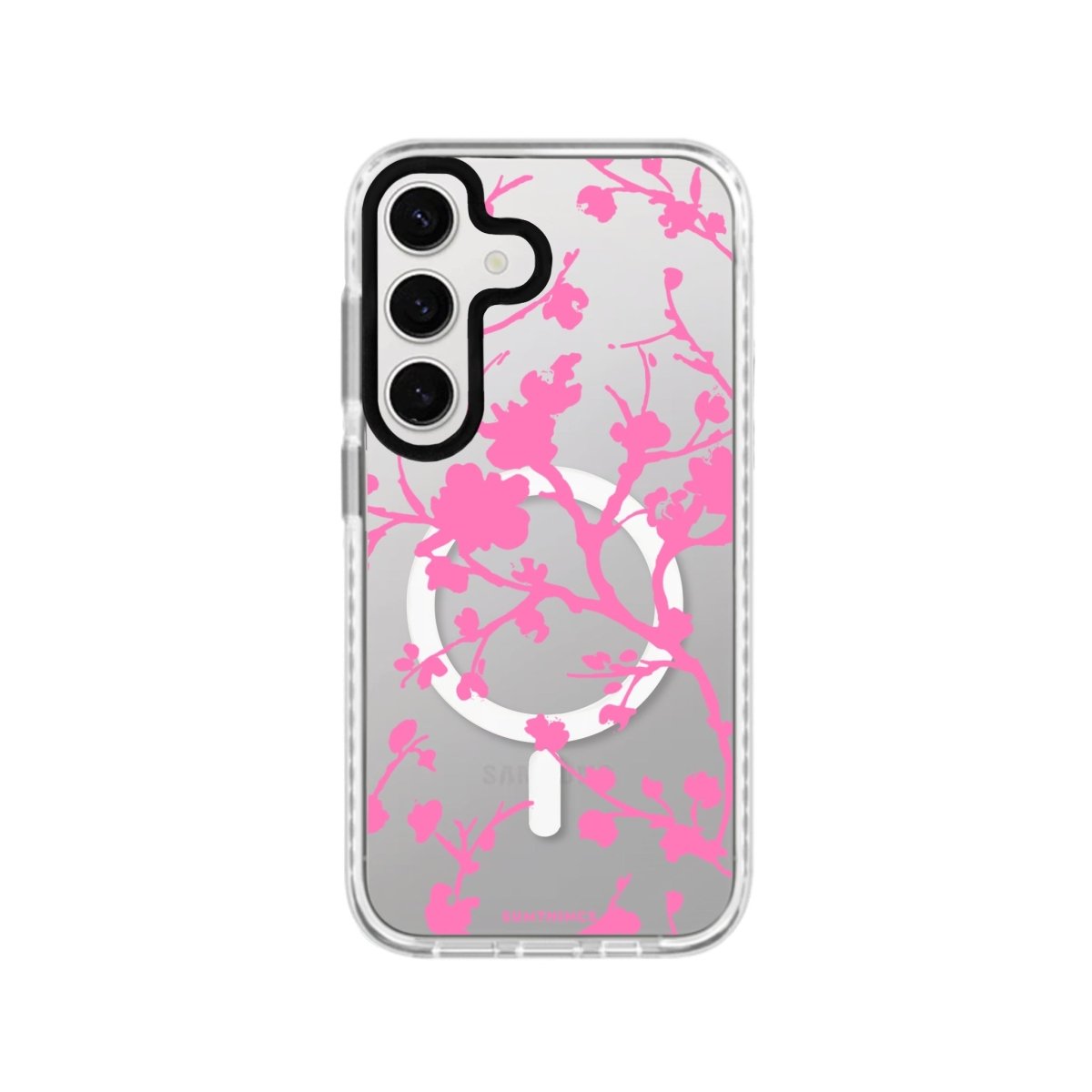 Samsung S23 FE Sakura Magsafe Procase Şeffaf Telefon Kılıfı - SUMTHINCS