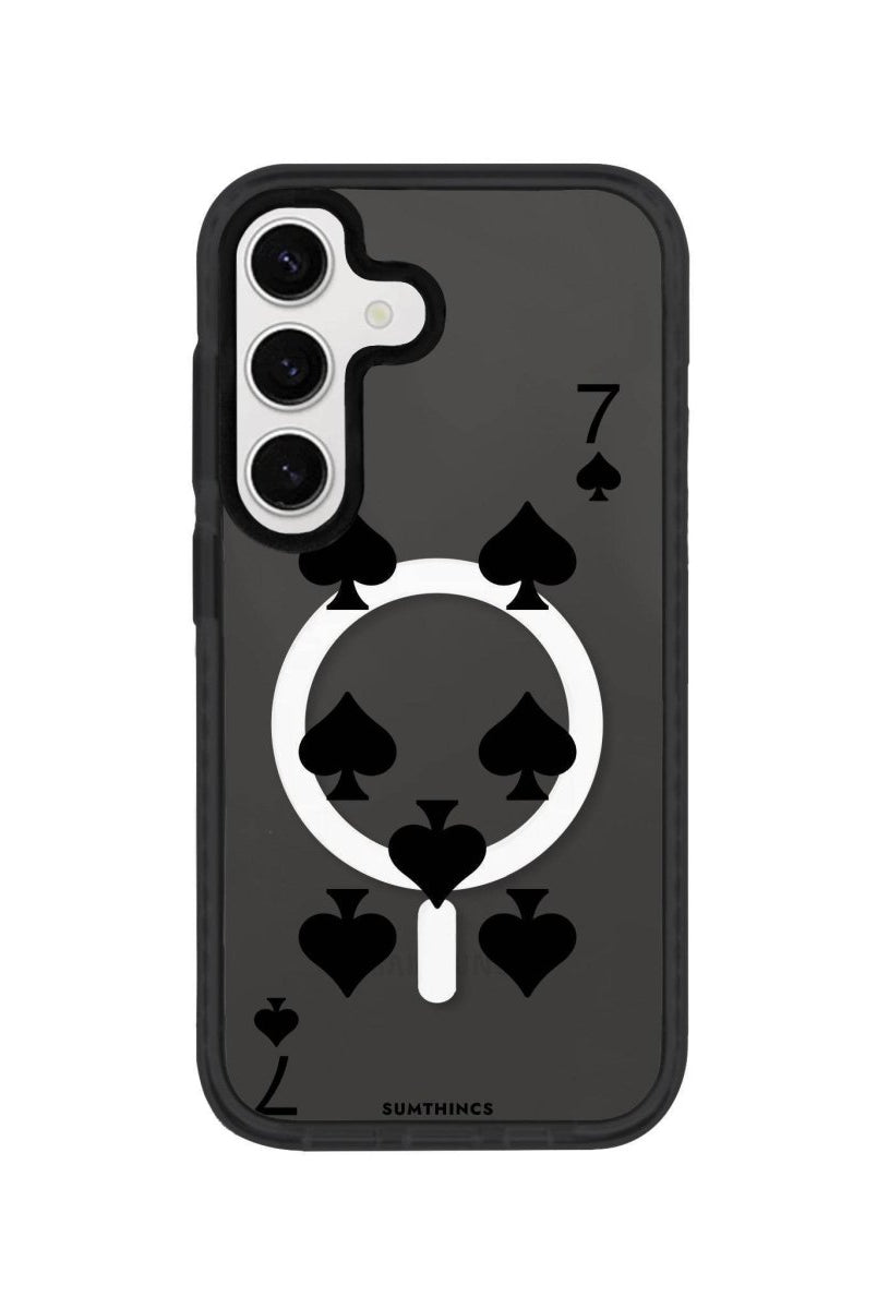 Samsung S23 FE Spade7 Magsafe Procase Şeffaf Telefon Kılıfı Antrasit - SUMTHINCS