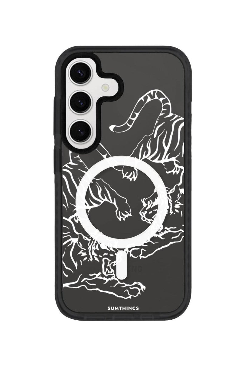 Samsung S23 FE Tigers Magsafe Procase Şeffaf Telefon Kılıfı - SUMTHINCS