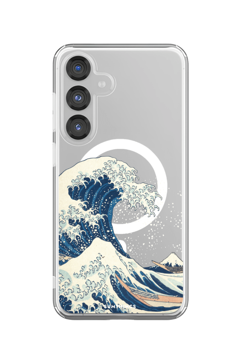 Samsung S23 FE Waves Clear Magsafe Şeffaf Telefon Kılıfı - SUMTHINCS