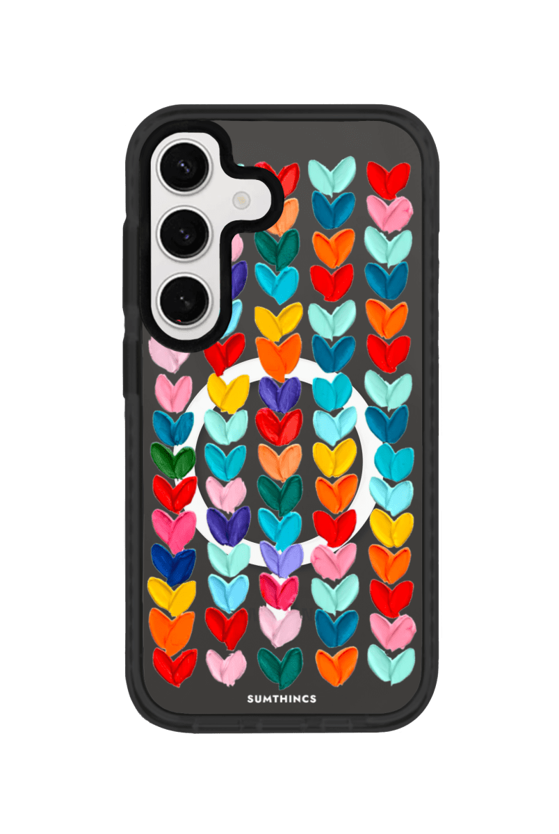 Samsung S23 Lovestorm Magsafe Procase Şeffaf Telefon Kılıfı Antrasit - SUMTHINCS