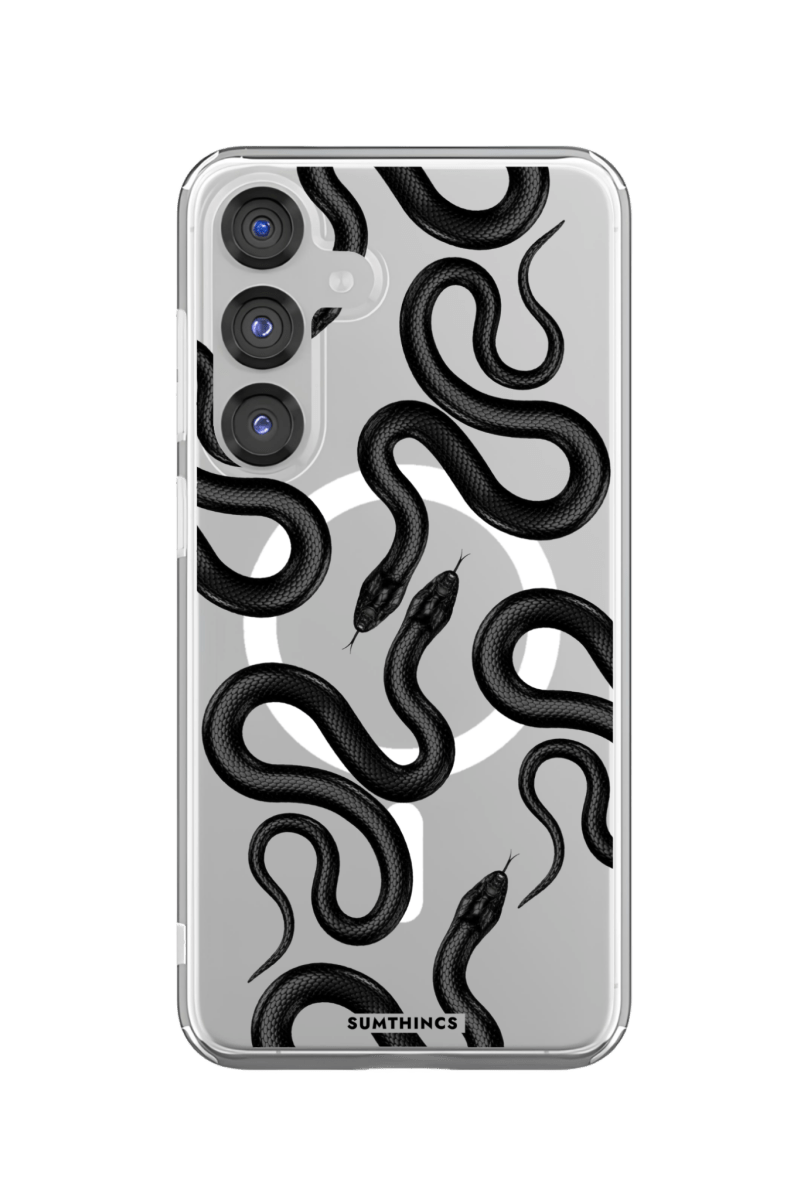Samsung S23 Snakes Clear Magsafe Telefon Kılıfı - SUMTHINCS