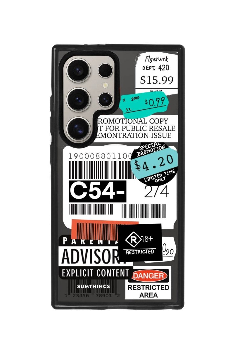 Samsung S23 Ultra Barcode C54 Magsafe Procase Şeffaf Telefon Kılıfı - SUMTHINCS