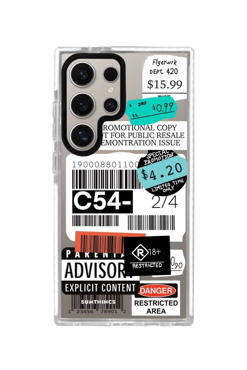 Samsung S23 Ultra Barcode C54 Magsafe Procase Şeffaf Telefon Kılıfı - SUMTHINCS