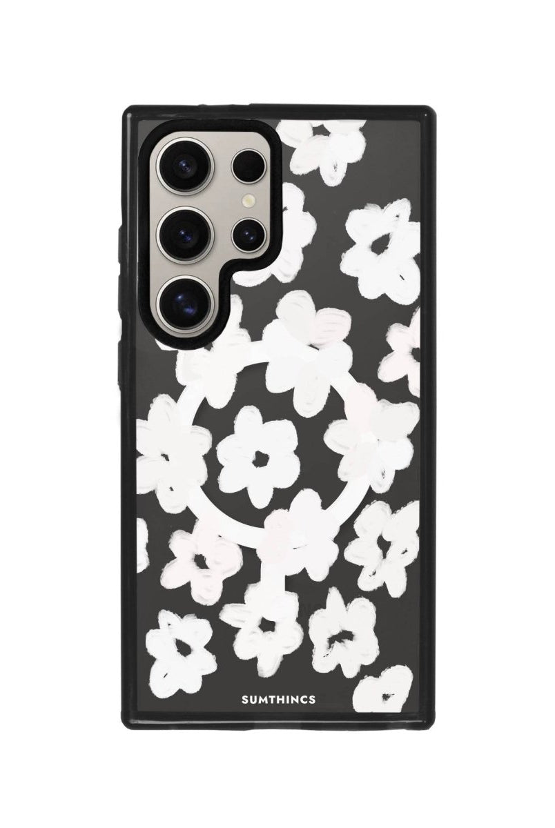 Samsung S23 Ultra Blossoms Magsafe Procase Şeffaf Telefon Kılıfı - SUMTHINCS