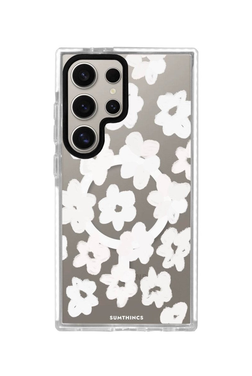 Samsung S23 Ultra Blossoms Magsafe Procase Şeffaf Telefon Kılıfı - SUMTHINCS