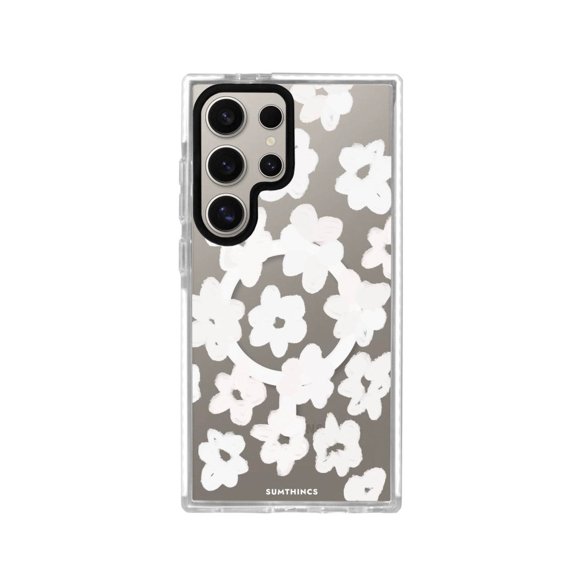 Samsung S23 Ultra Blossoms Magsafe Procase Şeffaf Telefon Kılıfı - SUMTHINCS