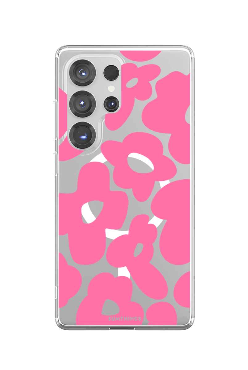 Samsung S23 Ultra Daisy Pop Clear Magsafe Telefon Kılıfı - SUMTHINCS