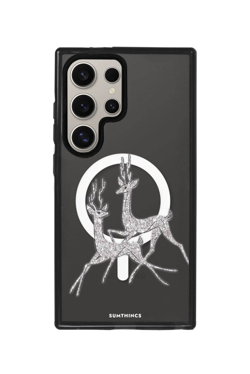 Samsung S23 Ultra Disco Deers Magsafe Procase Şeffaf Telefon Kılıfı - SUMTHINCS