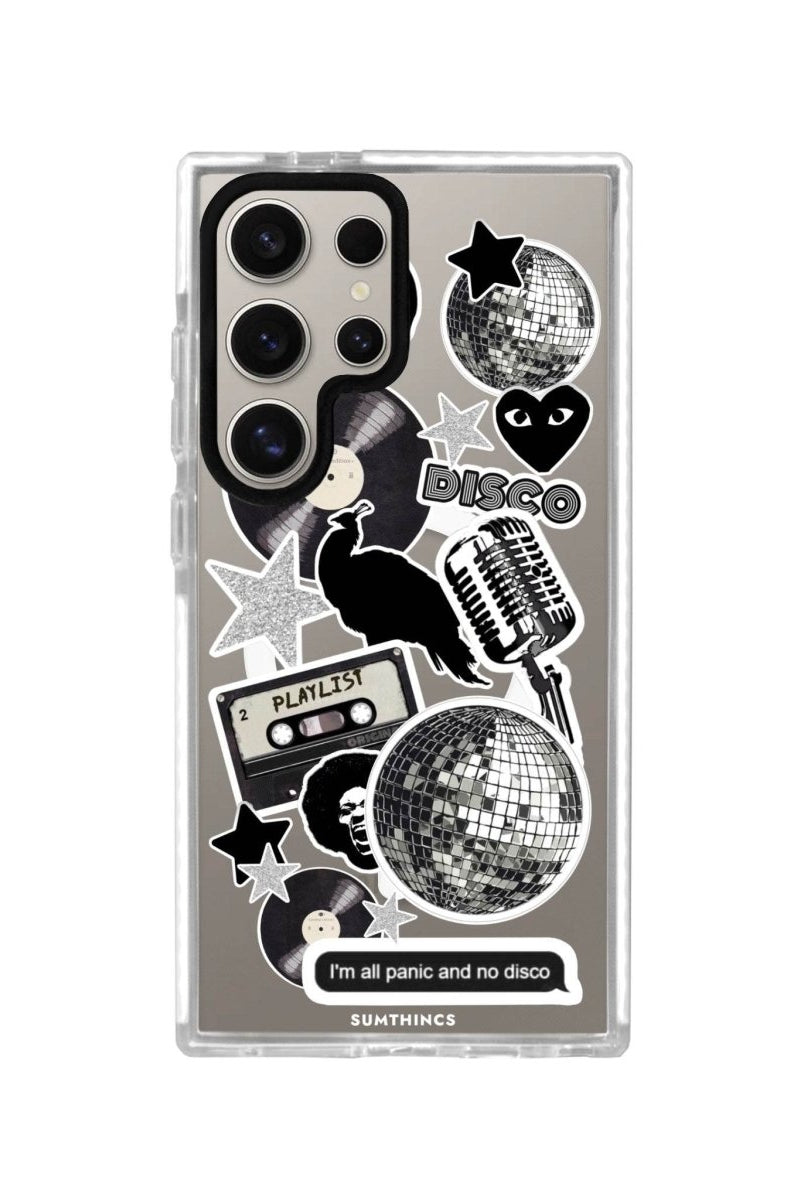 Samsung S23 Ultra Disco Stickers Magsafe Procase Şeffaf Telefon Kılıfı - SUMTHINCS