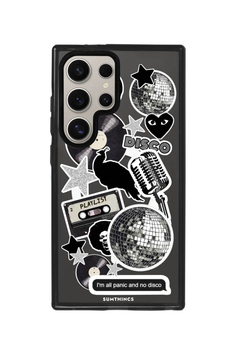 Samsung S23 Ultra Disco Stickers Magsafe Procase Şeffaf Telefon Kılıfı - SUMTHINCS