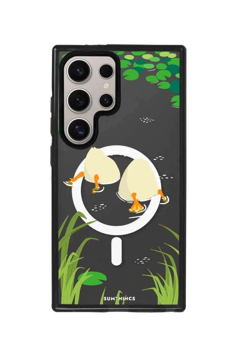 Samsung S23 Ultra Ducks Magsafe Procase Şeffaf Telefon Kılıfı - SUMTHINCS