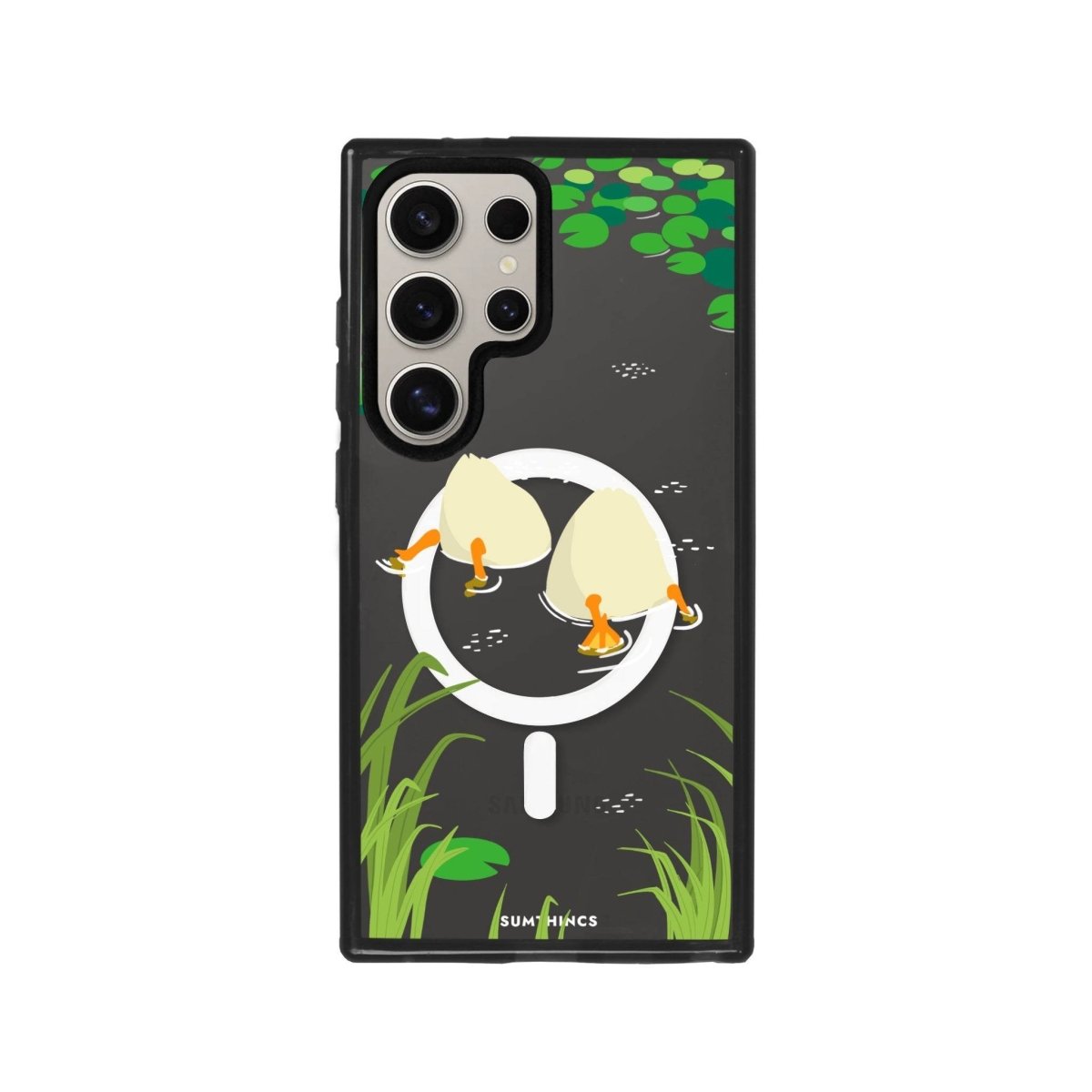 Samsung S23 Ultra Ducks Magsafe Procase Şeffaf Telefon Kılıfı - SUMTHINCS