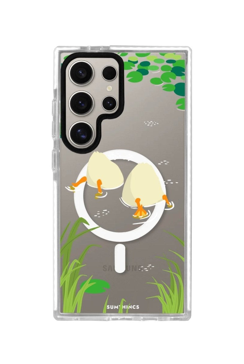 Samsung S23 Ultra Ducks Magsafe Procase Şeffaf Telefon Kılıfı - SUMTHINCS