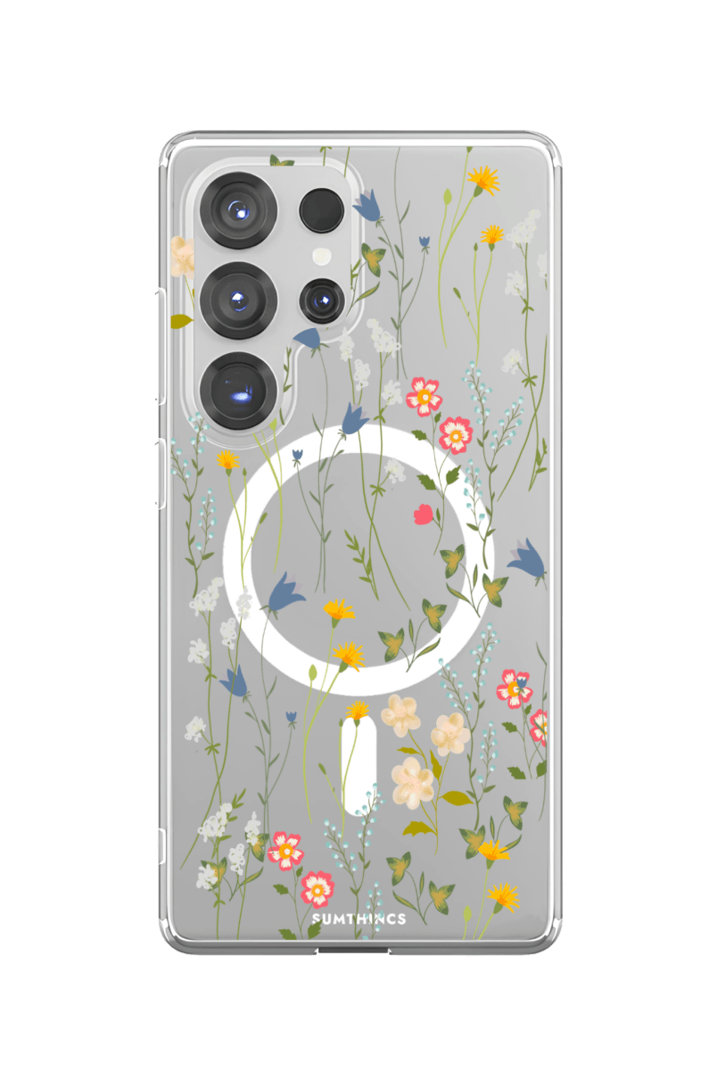 Samsung S23 Ultra Eternal Garden Clear Magsafe Şeffaf Telefon Kılıfı - SUMTHINCS