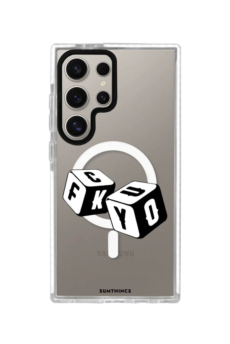 Samsung S23 Ultra Fck You Magsafe Procase Şeffaf Telefon Kılıfı - SUMTHINCS
