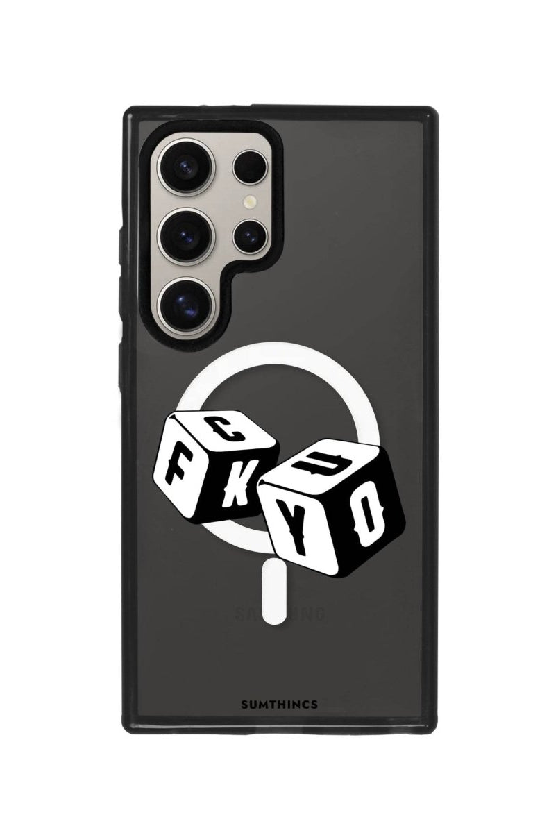 Samsung S23 Ultra Fck You Magsafe Procase Şeffaf Telefon Kılıfı - SUMTHINCS