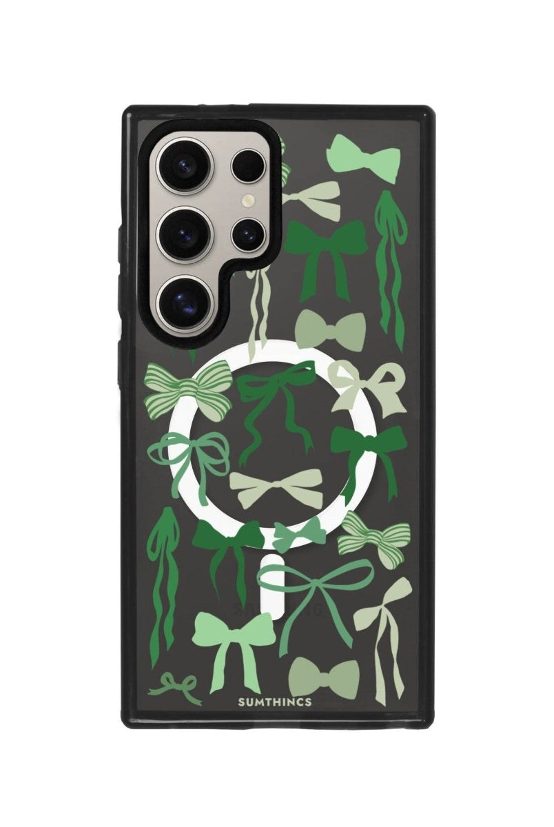 Samsung S23 Ultra Green Garland Magsafe Procase Şeffaf Telefon Kılıfı - SUMTHINCS