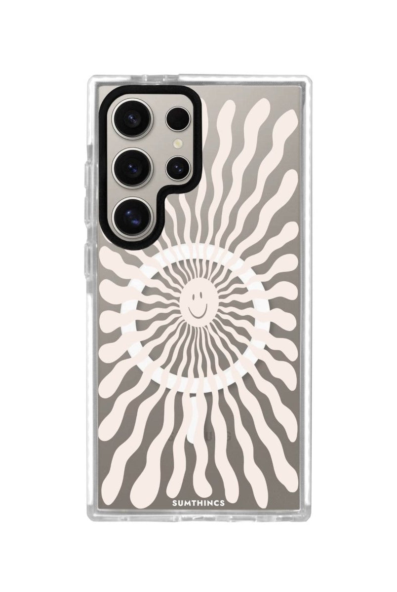 Samsung S23 Ultra Happy Little Sun Magsafe Procase Şeffaf Telefon Kılıfı - SUMTHINCS