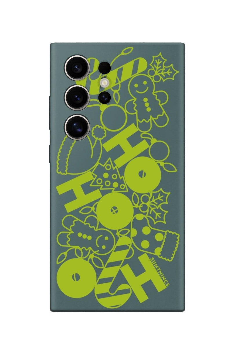Samsung S23 Ultra HoHoHo Premium Telefon Kılıfı Kaktüs Yeşili - SUMTHINCS