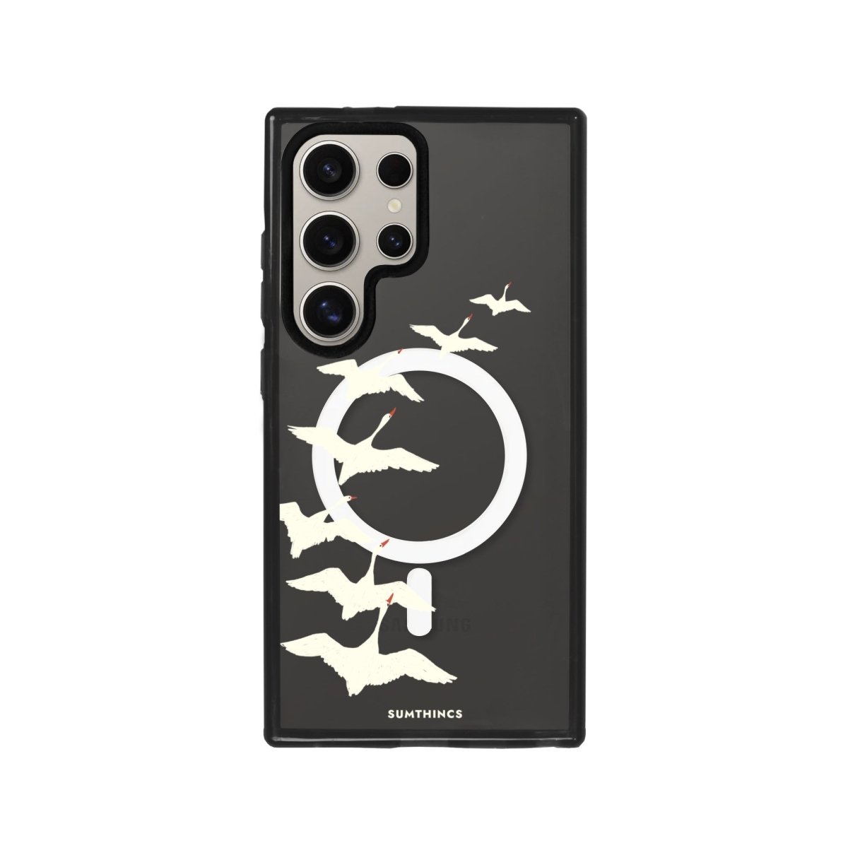 Samsung S23 Ultra Journey Magsafe Procase Şeffaf Telefon Kılıfı Antrasit - SUMTHINCS