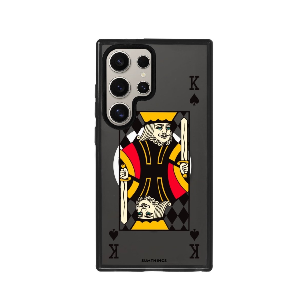 Samsung S23 Ultra King Magsafe Procase Şeffaf Telefon Kılıfı Antrasit - SUMTHINCS