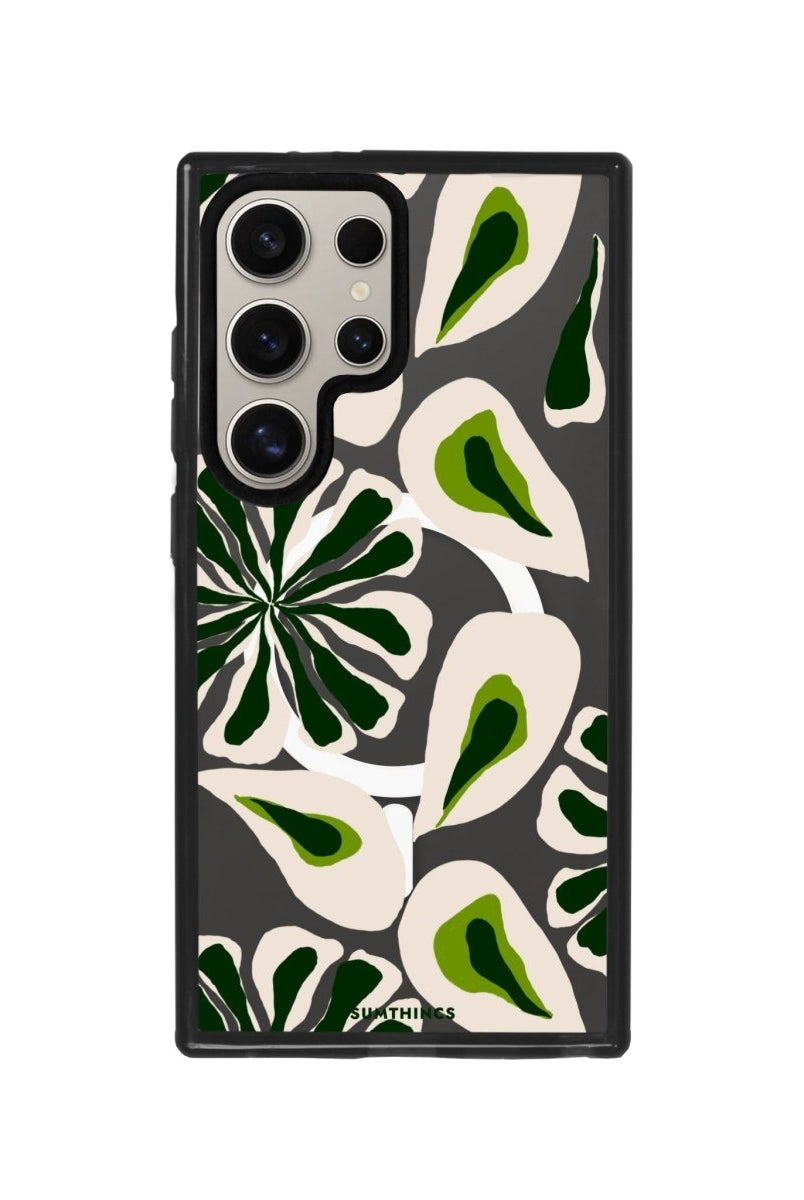 Samsung S23 Ultra Leafs Magsafe Procase Şeffaf Telefon Kılıfı - SUMTHINCS