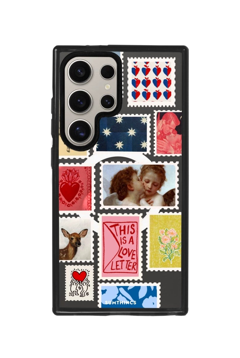 Samsung S23 Ultra Love Letter Magsafe Procase Şeffaf Telefon Kılıfı - SUMTHINCS