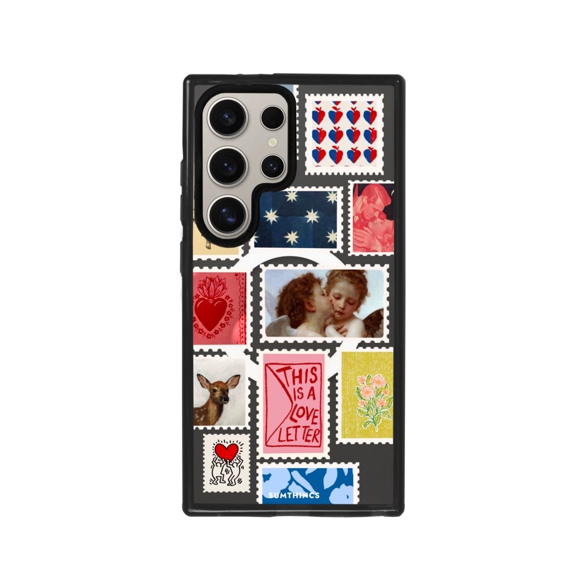 Samsung S23 Ultra Love Letter Magsafe Procase Şeffaf Telefon Kılıfı - SUMTHINCS