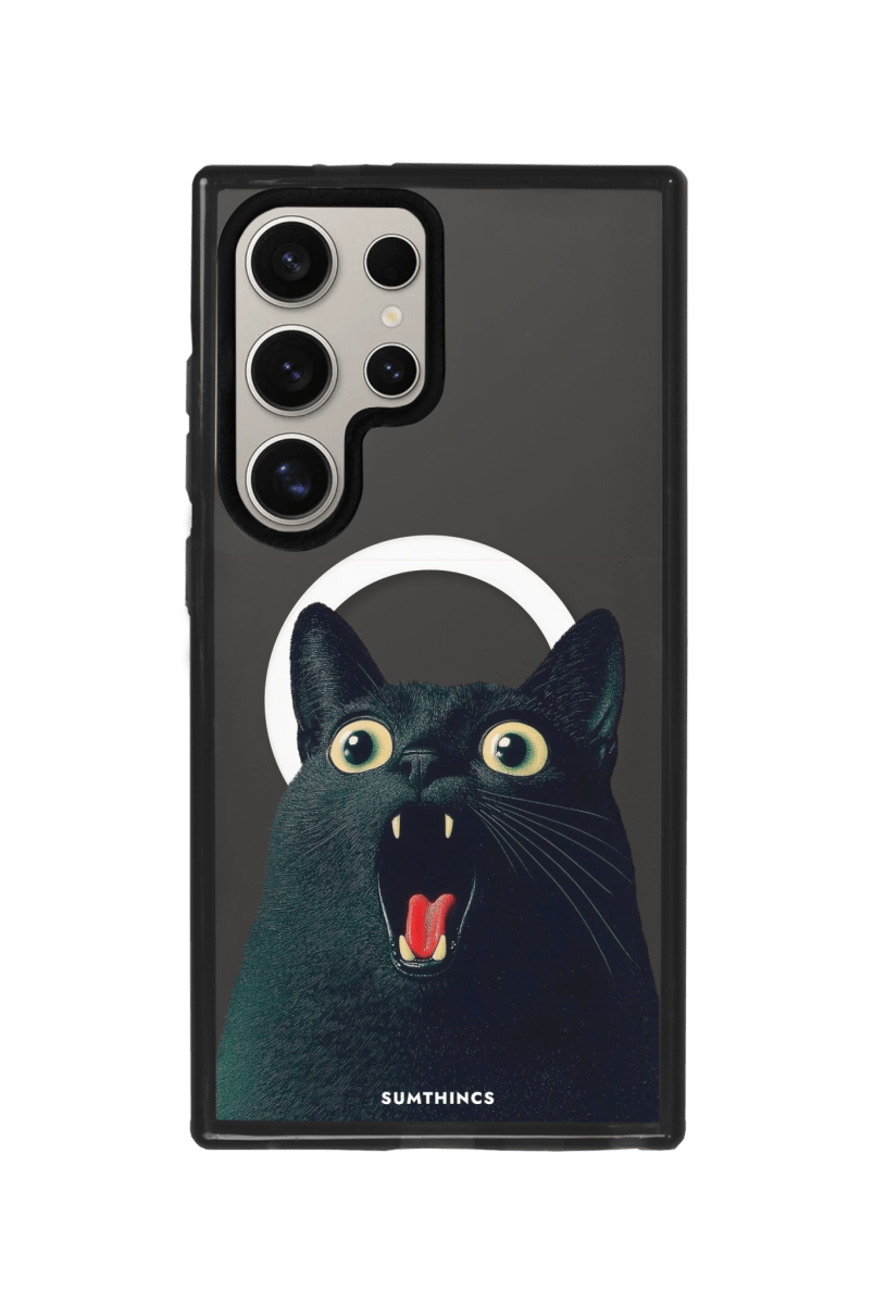 Samsung S23 Ultra Meoww Magsafe Procase Telefon Kılıfı Antrasit - SUMTHINCS