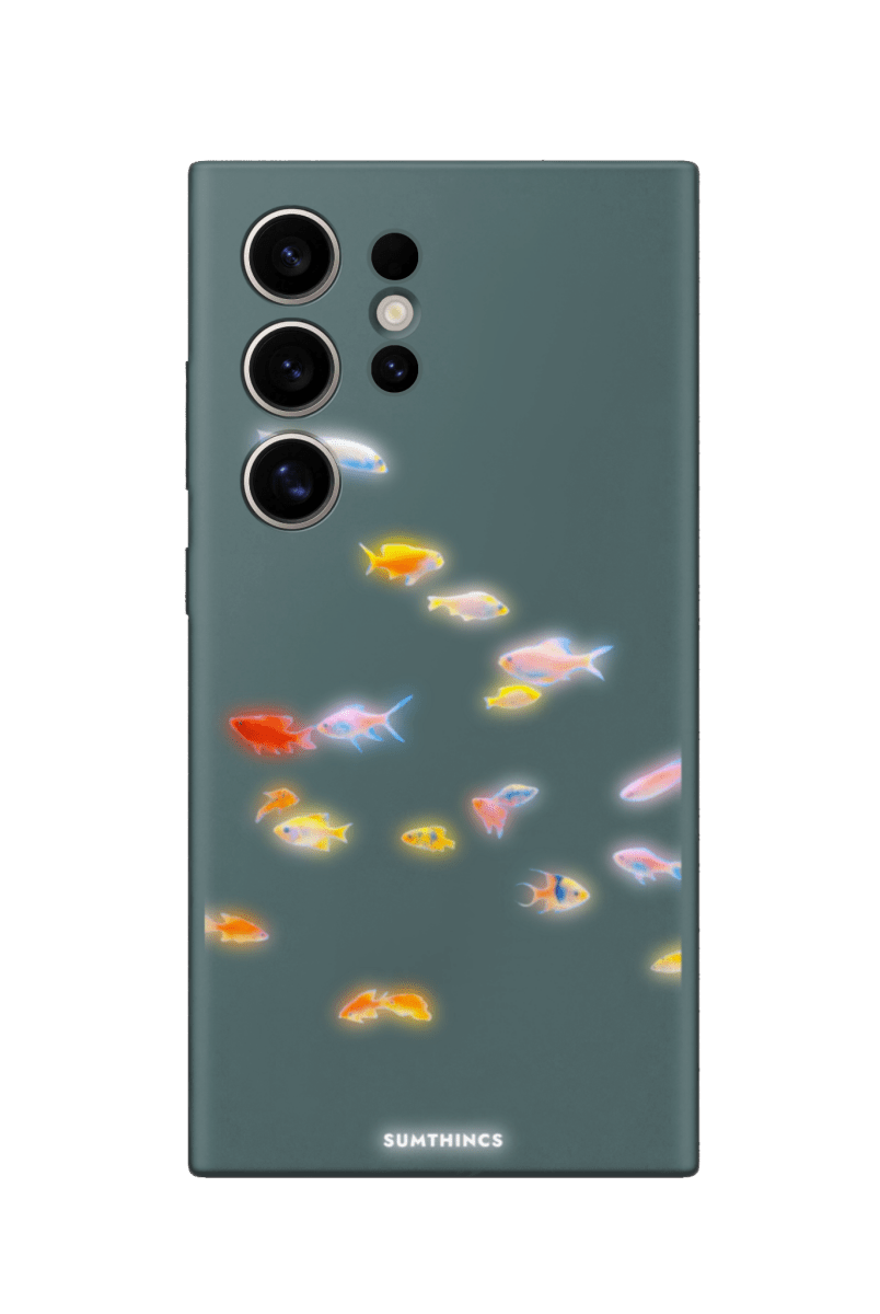 Samsung S23 Ultra Neon Fish Premium Telefon Kılıfı Kaktüs Yeşili - SUMTHINCS